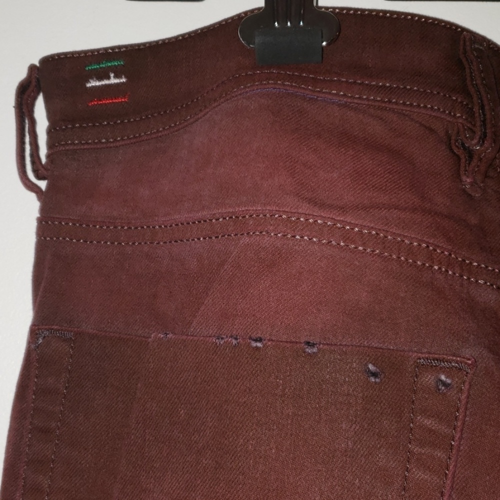 Mens Diesel Jeans in deep red - Picture 5 of 7